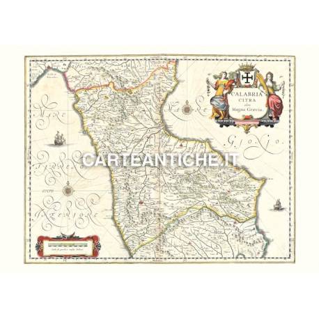Calabria, carta antica 02.