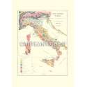 Mappa Italia Geologica del 1900