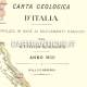 Mappa Italia Geologica del 1900. Dettaglio 1/3.