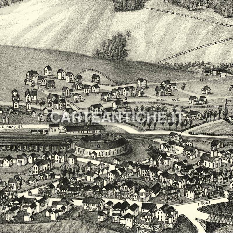 Hallstead, Pennsylvania (1887).