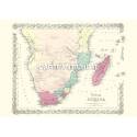 Carta antica: Africa Sud 02 - Colton 1855
