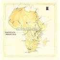 Carta antica: Africa 13 - Ferrovie progettate nel 1908
