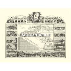 Carta antica: Caraibi 03 - Cuba 1848
