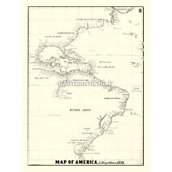 Carta antica: America 01 - D. Riberio 1529