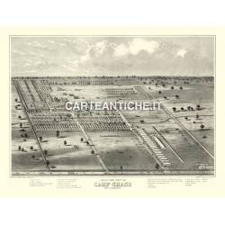Veduta antica: USA - Camp Chase Columbus, Ohio - Ruger 1860